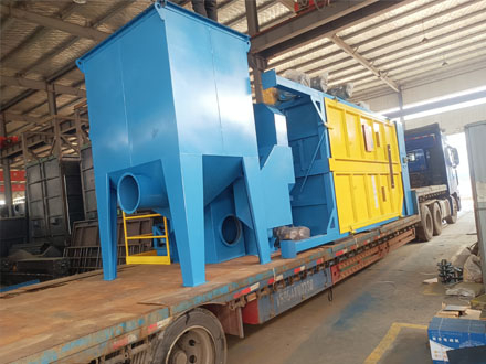 吊钩式抛丸机发货