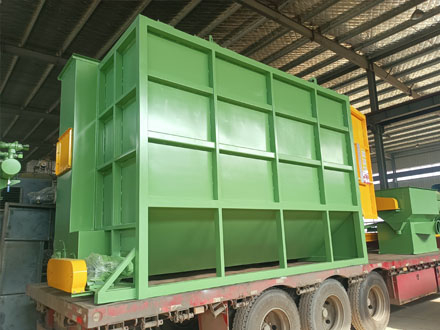 吊钩通过式抛丸机发货