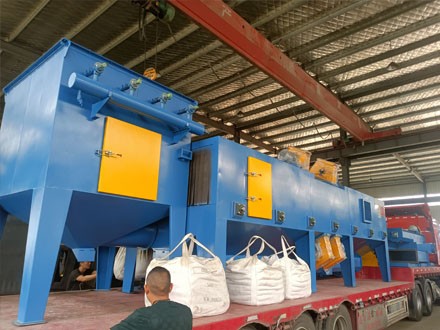 钢结构抛丸机发货