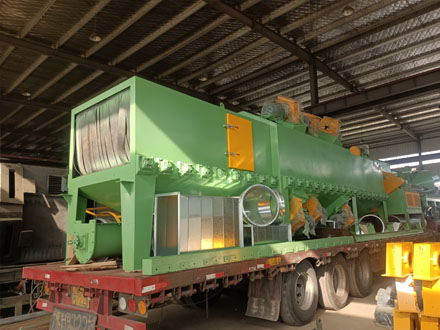 通过式抛丸机发货