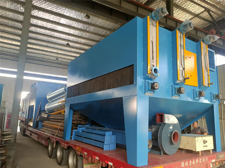 钢板预处理生产线发货