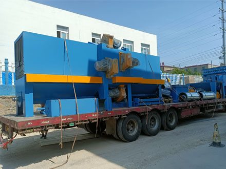 钢结构抛丸机发货